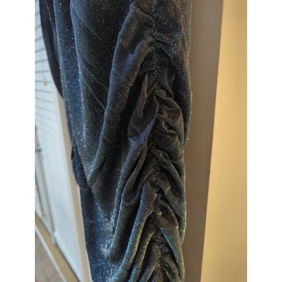 Choosy One Shoulder Ruched Cocktail Dress Multi Size XS - Picture 3 of 4